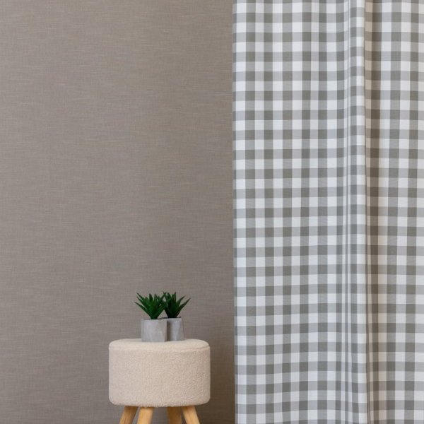 Szürke kockás dekor