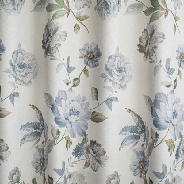 Kék nagyvirágos dekor