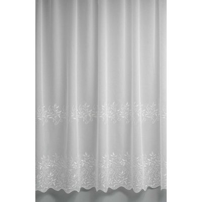 Hímzett leveles függöny