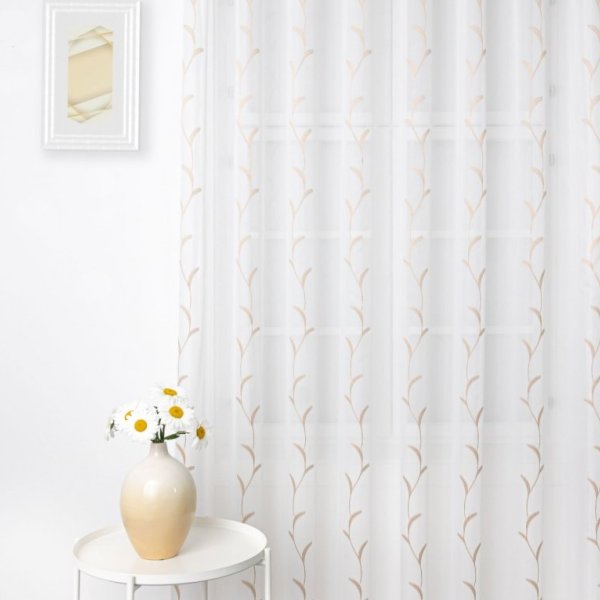 Arany leveles sablé függöny