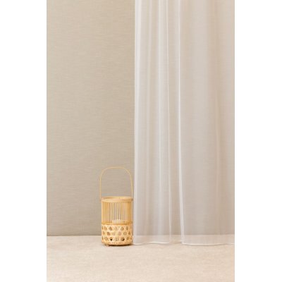 Fehér hálós szerkezetű függöny