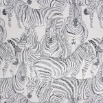 Natúr alapú zebra mintás dekor