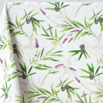 Olíva mintás viaszosvászon