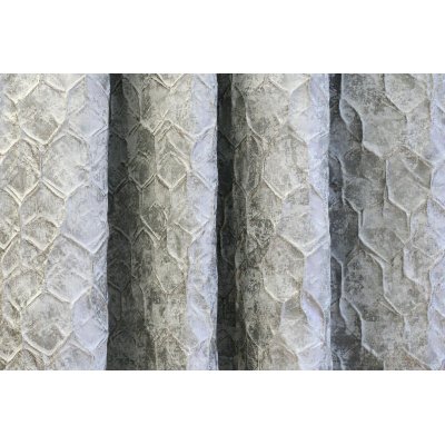 Világos szürke 3D mintás dekor