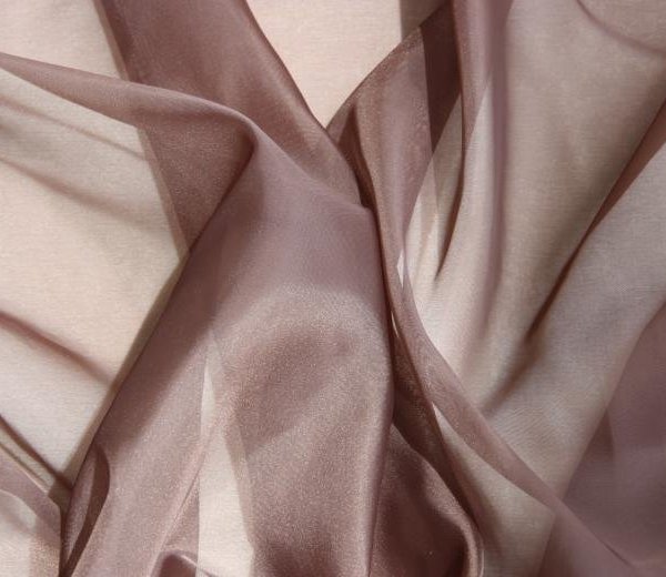 Voál függöny sötétbarna