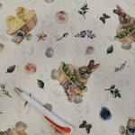 Nyuszis-csibés abrosz