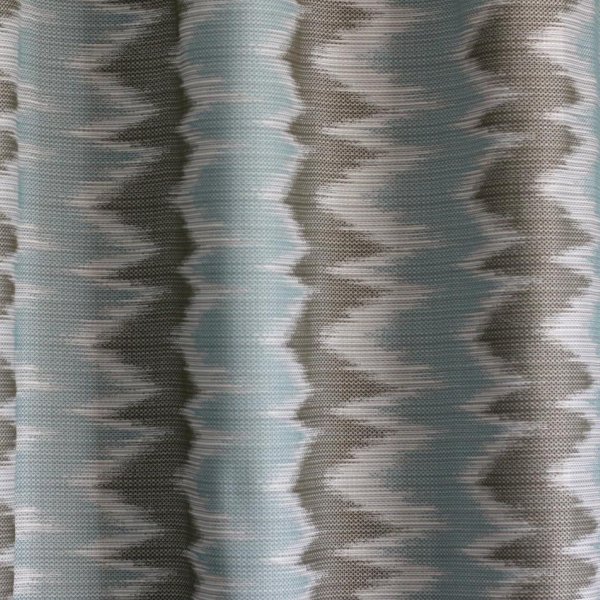 Kék cikkcakk mintás dekor