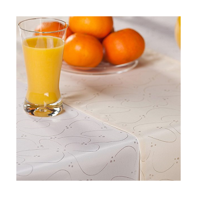 Fehér mintás teflon abrosz