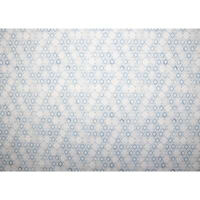 Kék színű mintás dekor