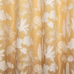 Sárga alapú szövött virágos dekor