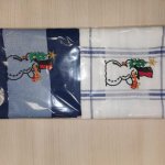 Kék hóemberes konyharuha (2 db/ csomag)