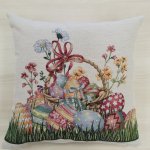 Húsvéti tojásos díszpárna