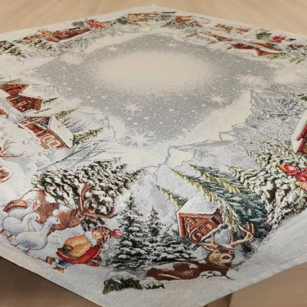 Szarvasos karácsonyi asztalközép