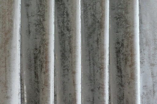 Kékes-ezüst koptatott dekor