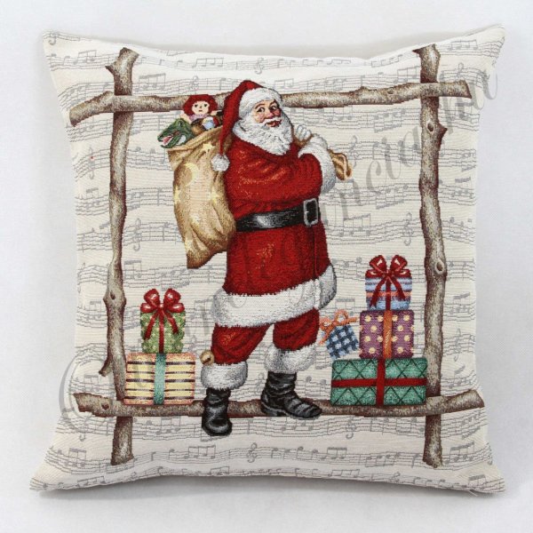 Télapós karácsonyi díszpárna