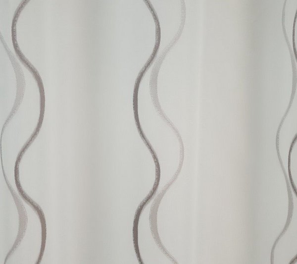 Szürke hullámmintás függöny