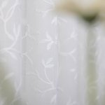 Hímzett leveles függöny1.