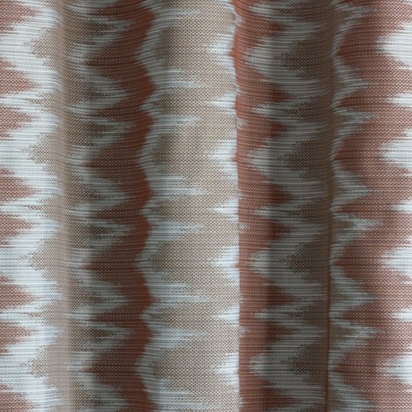 Narancs cikkcakk mintás dekor