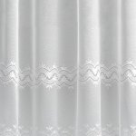 Két soron hímzett virágos sablé