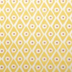 Sárga mintás dekor