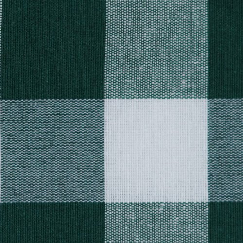 Sötétzöld nagy kockás abrosz