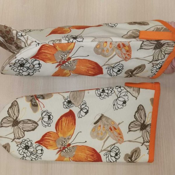 Narancs pillangós kesztyű (1pár/2 db)