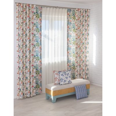 Színes virágos dekor