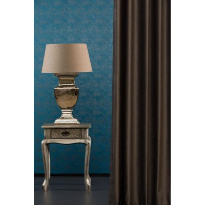 Csoki színű bársony dekorfüggöny