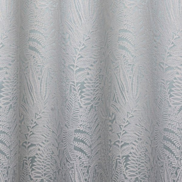 Világoskék sűrű leveles dekor