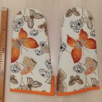 Narancs pillangós kesztyű (1pár/2 db)