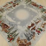 Szarvasos karácsonyi asztalközép