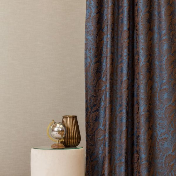 Kék klasszikus leveles dekor