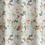 Narancs-zöld leveles dekor