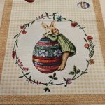 Húsvéti tojásos-nyuszis nagyfutó 45x140cm