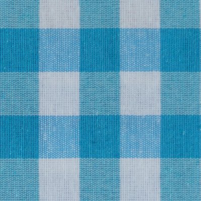 Világoskék kockás abrosz