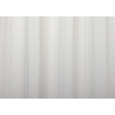 Törtfehér alapú ezüst csíkos függöny