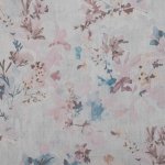 Mályva-púder virágos dimout