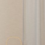 Ezüst hálós szerkezetű függöny