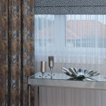 Szürke modern mintás dekor