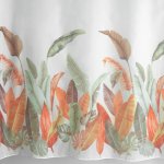 Színes nagy leveles függöny2.