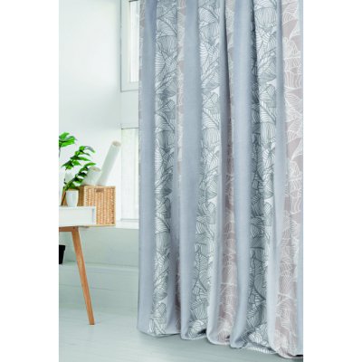 Szürke levélmintás dimout