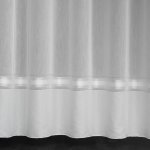 Fehér egysoron hímzett függöny