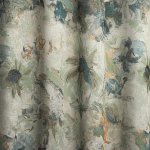 Festmény hatású virágos függöny