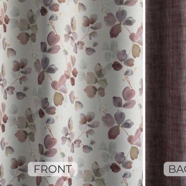 Pasztell lila leveles dimout