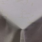 Arany fenyős karácsonyi teflon abrosz