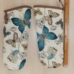 Kék pillangós  kötény szett