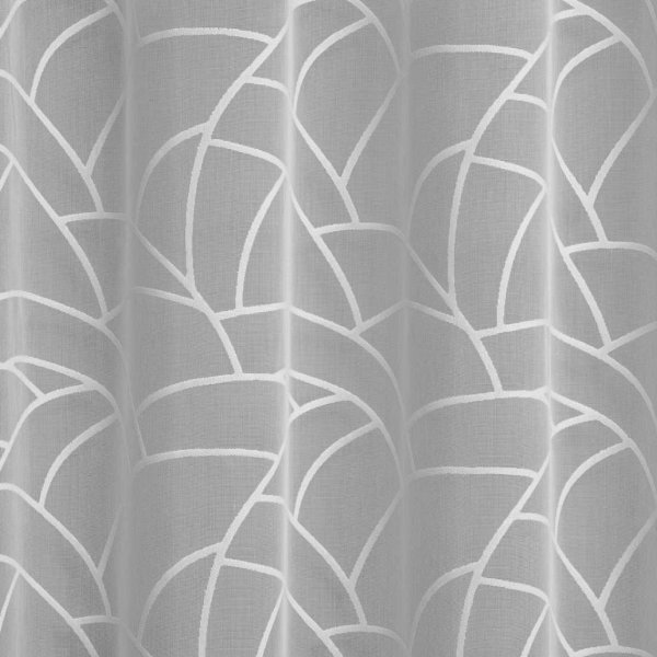 Fehér mintás finomtüll függöny