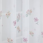 Mezei virágos voálfüggöny