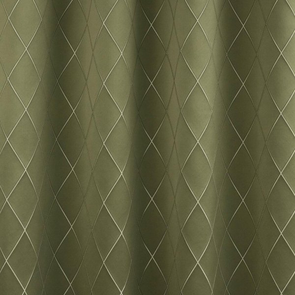 Méregzöld rombuszmintás dekor