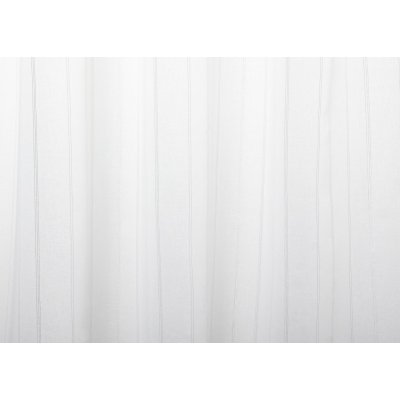 Fehér alapú ezüst csíkos függöny